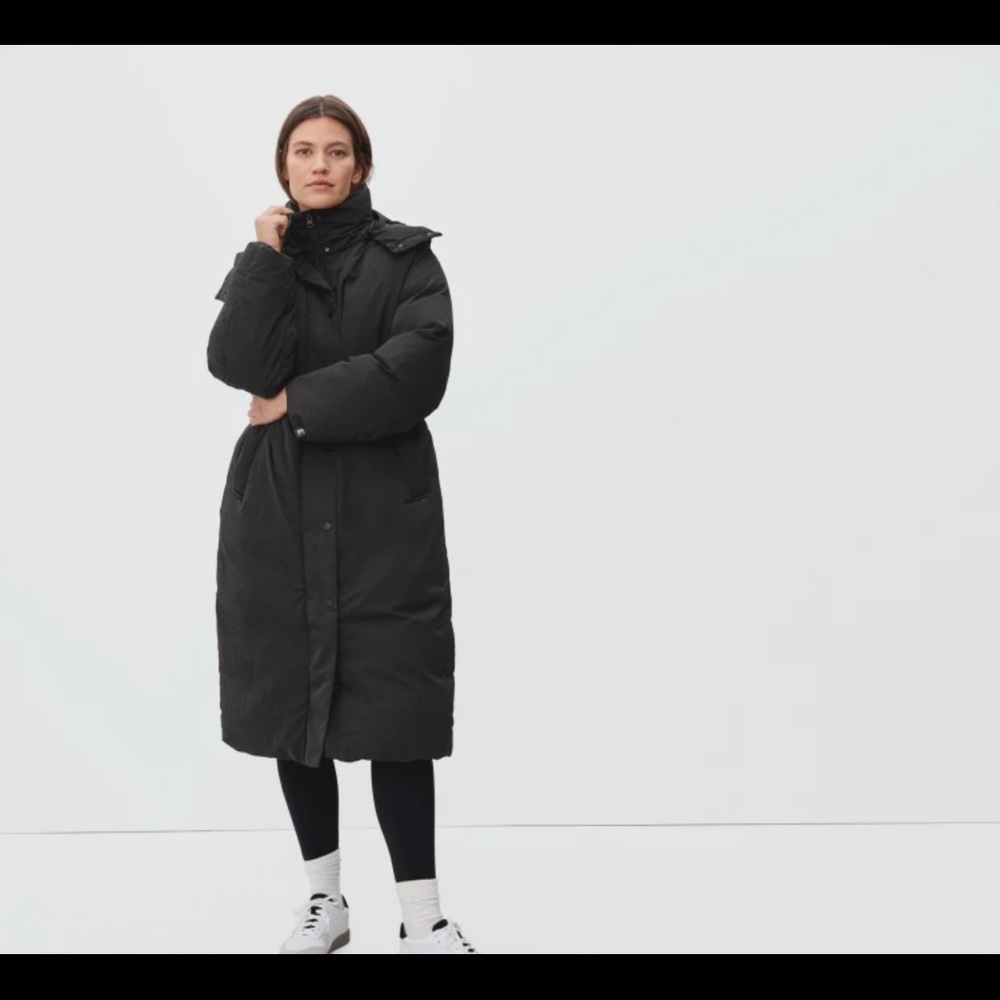NWT Everlane Black Duvet Puffer